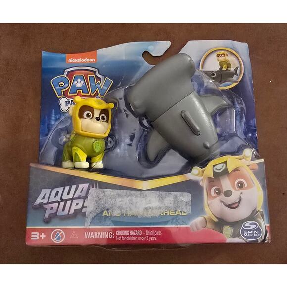 Paw Patrol, Aqua Pups Rubble and Hammerhead Action Figures Set New in Package - Picture 4 of 4